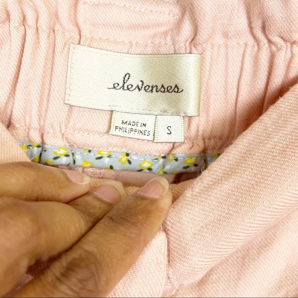 EUC Elevenses Blush Romy Paperbag Linen Pants - Picture 4 of 15